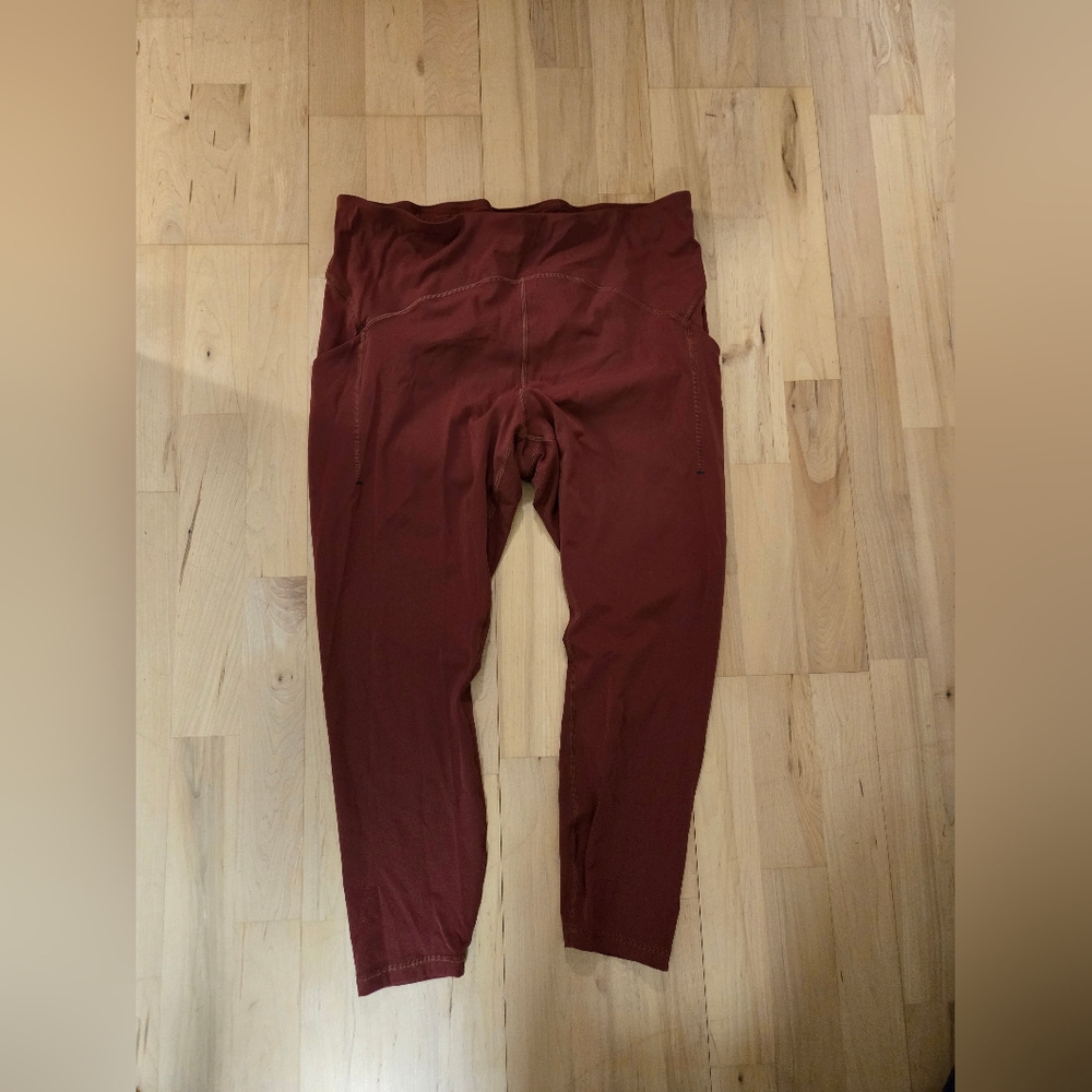 lululemon athletica Red Leggings